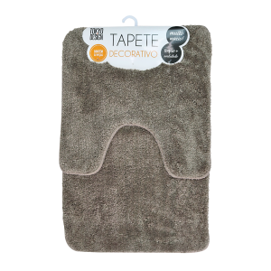 JOGO DE TAPETES PARA BANHEIRO 2 PÇS 40X60CM - TAPBA16-MR