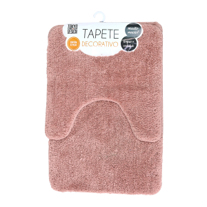 JOGO DE TAPETES PARA BANHEIRO 2 PÇS 40X60CM - TAPBA16-SAL
