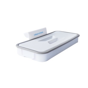 LIXEIRA DE PORTA ACOPLÁVEL COM TAMPA DE PLÁSTICO 24,5CM - NS2876