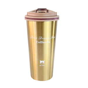 COPO TÉRMICO DE AÇO INOXIDÁVEL COM TAMPA 500ML - YT2291-DOU