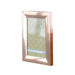 PORTA RETRATO PÉ GRAVATA DE PLÁSTICO GOLD ROSE 10X15CM  - 3325