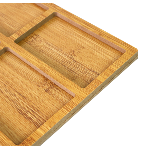 PETISQUEIRA DE MADEIRA QUADRADA COM 6 DIVISÓRIAS 30X30CM - MG5278