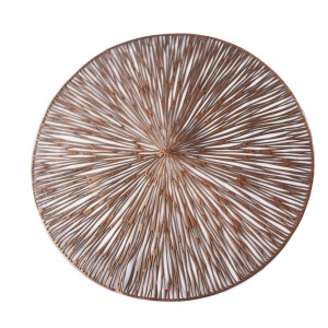 JOGO AMERICANO VAZADO REDONDO DE PLÁSTICO 38CM - 3025-CO