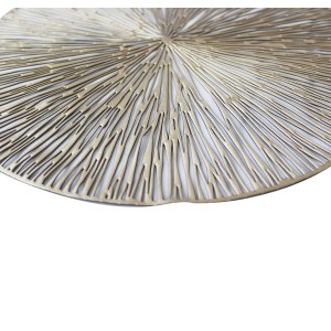 JOGO AMERICANO VAZADO REDONDO DE PLÁSTICO 38CM - 3025-DOU