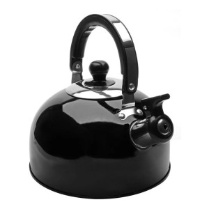 CHALEIRA INOX COLOR COM ALÇA E BICO COM APITO 2 LITROS - 3889-PT