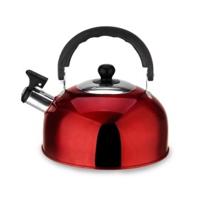 CHALEIRA INOX COLOR COM ALÇA E BICO COM APITO 2 LITROS - 3889-VN