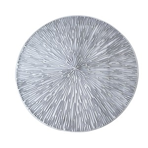 JOGO AMERICANO VAZADO REDONDO DE PLÁSTICO 38CM - 3025-PTA