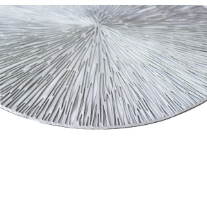 JOGO AMERICANO VAZADO REDONDO DE PLÁSTICO 38CM - 3025-PTA