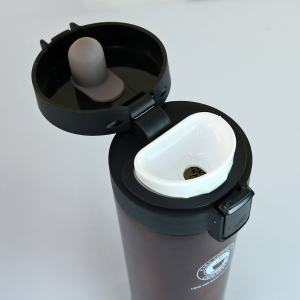 COPO ISOTERMICO DE AÇO INOX COM TRAVA 360ML - GDR0537-MR