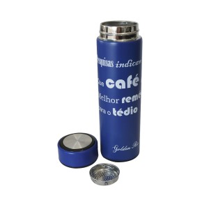 GARRAFA ISOTÉRMICA COM INFUSOR FOSCA 470ML - GDR0299-A1