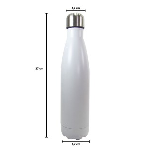 GARRAFA ISOTÉRMICA DE INOX PINTURA COM BRILHO 480ML - GDR0300-BR2