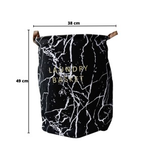 CESTO ORGANIZADOR DE POLIÉSTER COM ALÇAS NAS LATERAIS 49X38CM - 1399-A