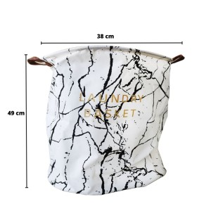 CESTO ORGANIZADOR DE POLIÉSTER COM ALÇAS NAS LATERAIS 49X38CM - 1399-D