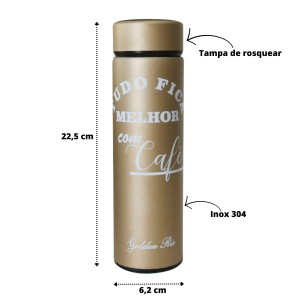 GARRAFA ISOTÉRMICA COM INFUSOR FOSCA 470ML - GDR0299-DOU1