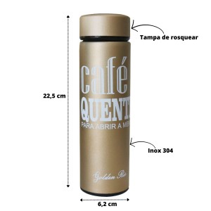 GARRAFA ISOTÉRMICA COM INFUSOR FOSCA 470ML - GDR0299-DOU2
