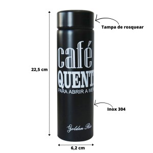 GARRAFA ISOTÉRMICA COM INFUSOR FOSCA 470ML - GDR0299-PT2