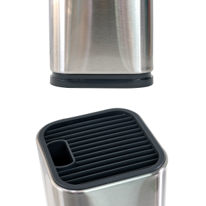 CEPO SUPORTE DE FACAS E TESOURAS EM INOX 23CM X10CM - YT2158