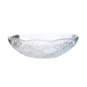 FRUTEIRA SALADEIRA DE VIDRO COM RELEVO 29CM - BM1075