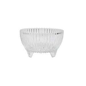 JOGO BOWL DE VIDRO PARA SOBREMESA COM PÉ 6 PÇS 245ML - BM7275