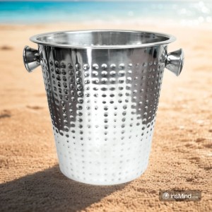BALDE DE GELO INOX MARTELADO 21CM 4 LITROS - CA09767