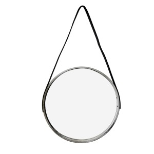 ESPELHO DE PAREDE DE MADEIRA REDONDO 40CM - TRC8056-CZ