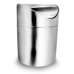 LIXEIRA DE INOX COM TAMPA BASCULANTE 1LITRO - IR3238KH