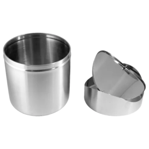 LIXEIRA DE INOX COM TAMPA BASCULANTE 1LITRO - IR3238KH