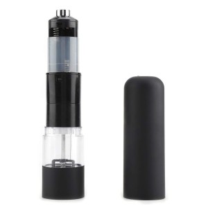 MOEDOR DE PIMENTA E SAL GROSSO DE PLÁSTICO ELETRICO  22CM - CA09274