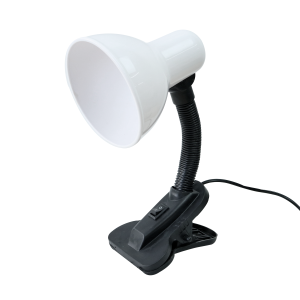 LUMINARIA DE MESA DE PLÁSTICO COM PRESILHA GARRA BIVOLT 30CM - MC602017P-BR