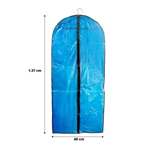 CAPA PROTETORA PARA ROUPAS E TERNO COM ZIPER 137X60CM - CA15062-AZ