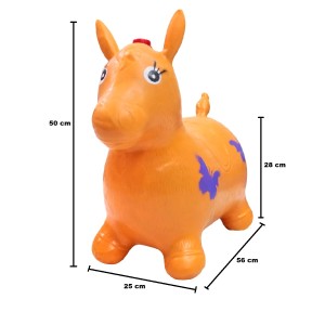 CAVALINHO UPA UPA DE BORRACHA COM SOM 56CM - NZ3088-CAR