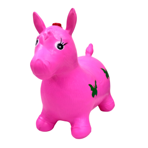 CAVALINHO UPA UPA DE BORRACHA COM SOM 56CM - NZ3088-RS