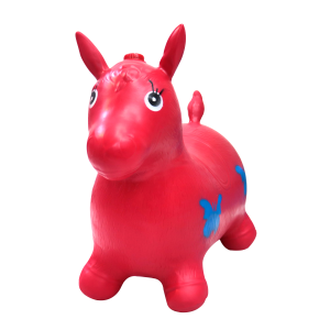 CAVALINHO UPA UPA DE BORRACHA COM SOM 56CM - NZ3088-VM