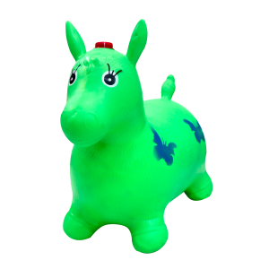 CAVALINHO UPA UPA DE BORRACHA COM SOM 56CM - NZ3088-VD