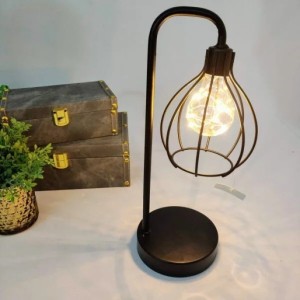 LUMINARIA DE MESA DECORATIVA ARAMADO COM 8 LEDS 19X14X38CM - KL8850