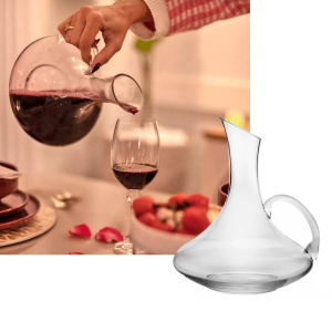 DECANTER EM VIDRO SODO-CALCICO TRANSPARENTE COM ALÇA 1.5 LITROS - 27788