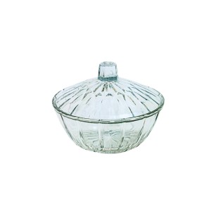 BOMBONIERE DE VIDRO COM TAMPA 10X13CM - EK5BC