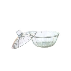 BOMBONIERE DE VIDRO COM TAMPA 10X13CM - EK5BC