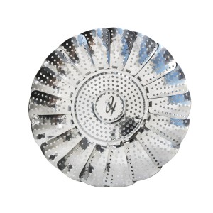 CESTO PARA COZINHAR NO VAPOR EM AÇO INOX 7.5X14CM - TRC8642