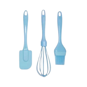 KIT PARA COZINHA EM SILICONE 3 PEÇAS - TRC8793-AZ