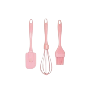 KIT PARA COZINHA EM SILICONE 3 PEÇAS - TRC8793-RS