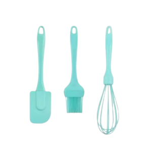 KIT PARA COZINHA EM SILICONE 3 PEÇAS - TRC8793-TI