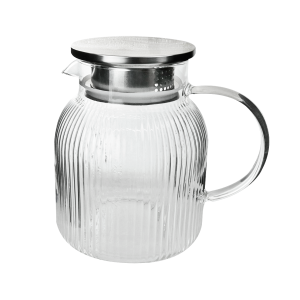 JARRA DE VIDRO COM TAMPA DE METAL 1 LITRO - DT9328-PTA