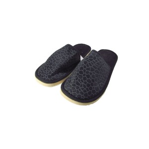 PANTUFA DE POLIESTER ESTAMPA CRAQUELADA ADULTO E JUVENIL 37/38 -BF2265-37/38-PT