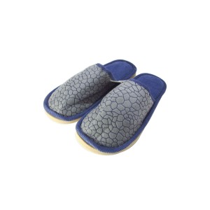 PANTUFA DE POLIESTER ESTAMPA CRAQUELADA ADULTO E JUVENIL 41/42-BF2265-41/42-AZ