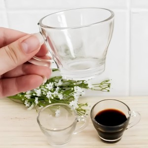 JOGO DE MINI XÍCARA DE CAFÉ EM VIDRO COM 6 PEÇAS 40ML - BM997