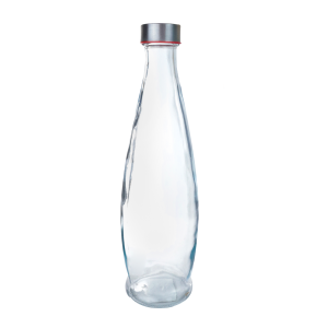 GARRAFA DE VIDRO COM TAMPA HERMÉTICA 1LITRO - CA12553-VM