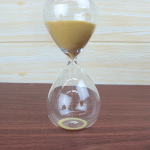 AMPULHETA DE VIDRO 15 MINUTOS 16,5CM - 6484-A