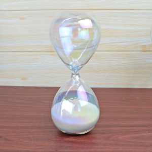 AMPULHETA DE VIDRO FURTA-COR DE 30MINUTOS 20CM- 6488-A