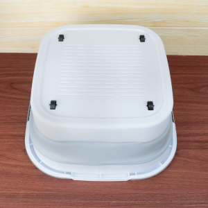 BALDE RETRÁTIL DE PLÁSTICO COM RODINHAS E ALÇAS 10 LITROS - 6808